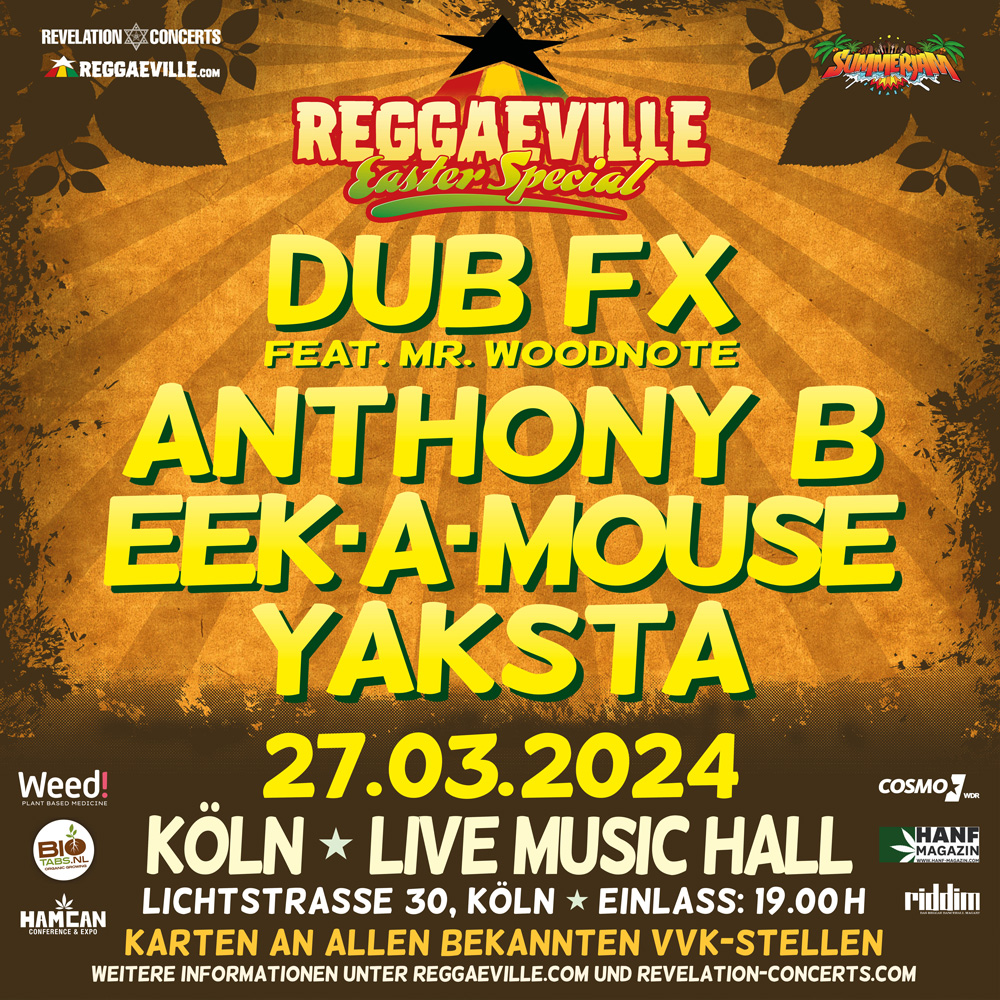 Reggaeville Easter Special meets Summerjam - Köln 2024